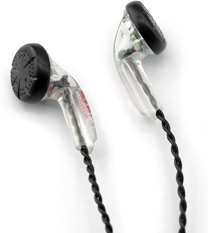 FAAEAL Snow-Lotus 1.0/1.0+ Hifi Earphone 64 Ohm DIY Heavy Bass Sound Quality Music Earphones DJ Earphones (Snow-Lotus 1.0, Transparent)