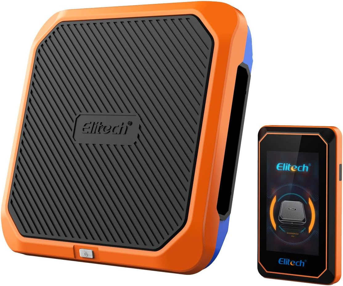 Elitech EMG-40V 4 Valve Smart Digital Manifold Kit with 5" Smart Touch Screen and HVAC Meter with Bluetooth