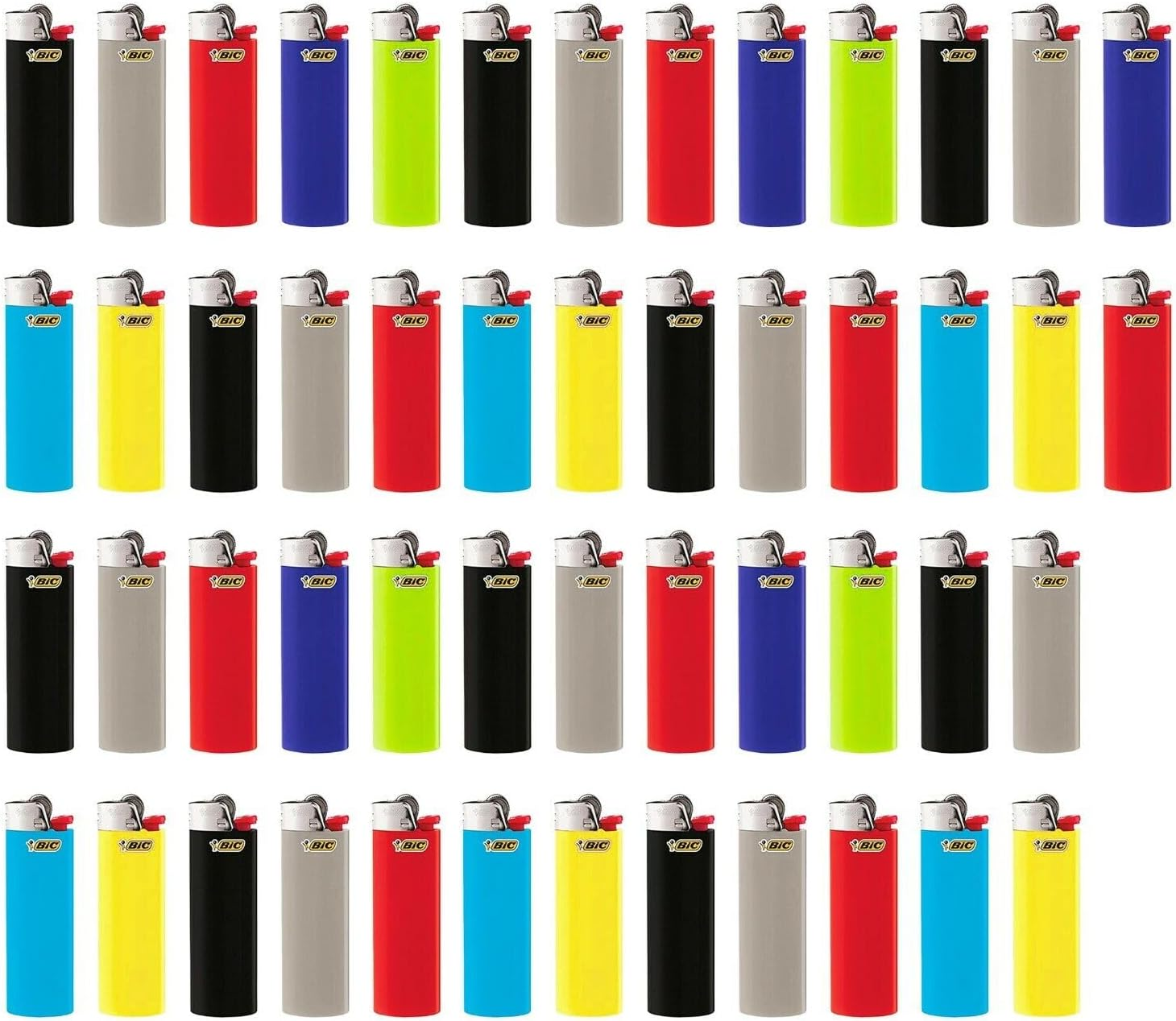 50X Bic Lighters Genuine J26 Maxi Cigarette Lighter image number 2