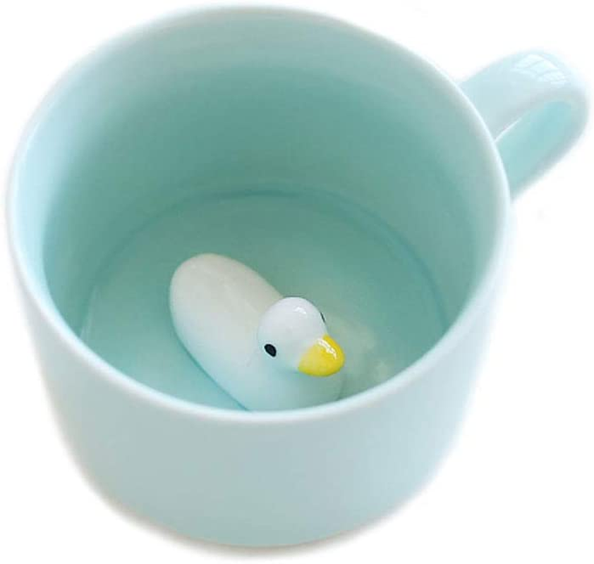 Coffee Milk Tea Ceramic Mugs - 3D Animal Morning Cup with Panda inside for Morning Drink,And Weddings, Birthdays,Father'S Day (Cat) image number 4