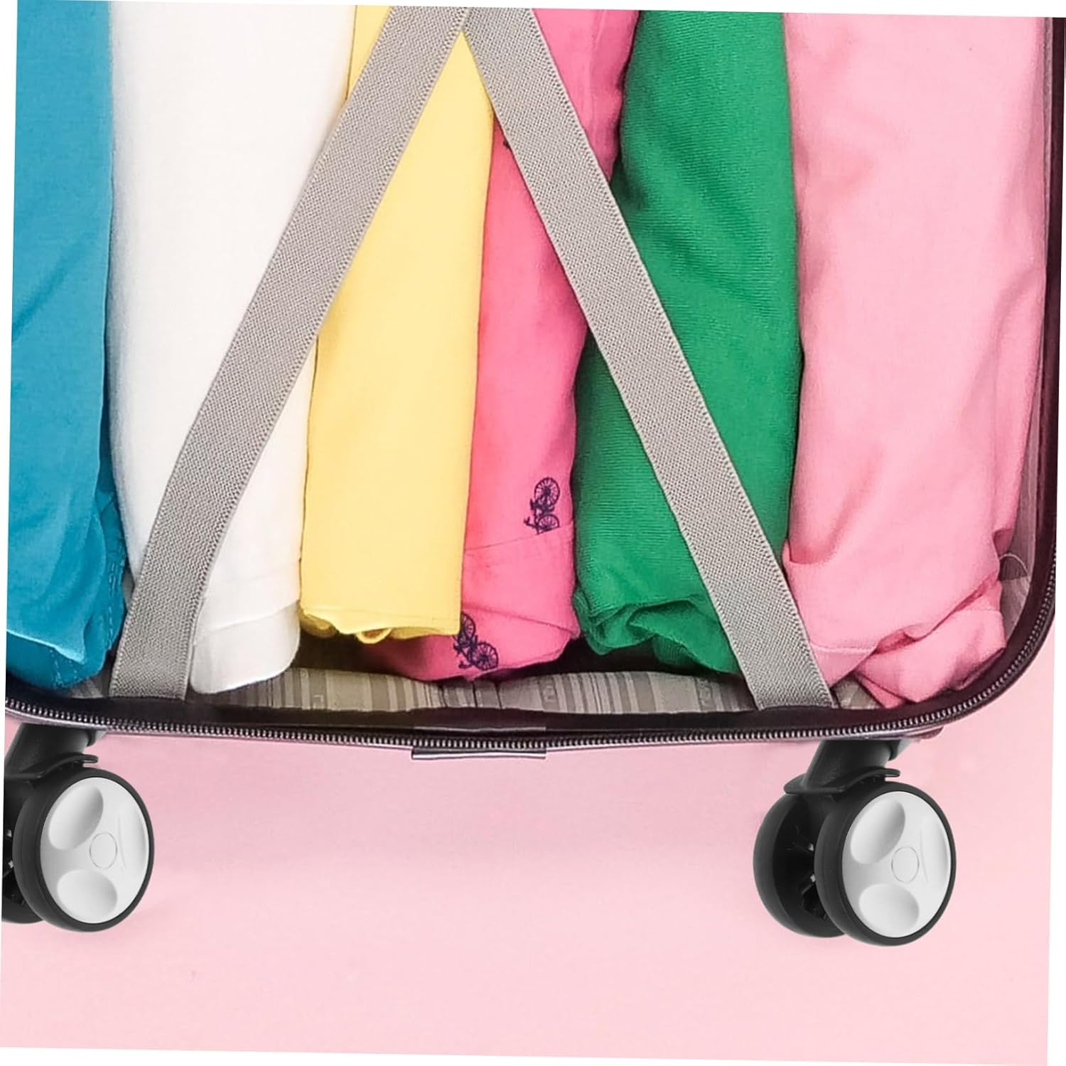 WESIEVYA Travel Suitcase Wheel Repair Kit Plastic Luggage Wheels Rotation for Suitcases image number 5