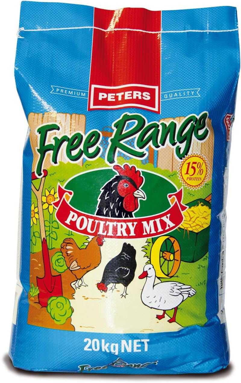 Peters Poultry Grains 20Kg Free Range Formula Chicken Chook Food Feed Animal image number 1