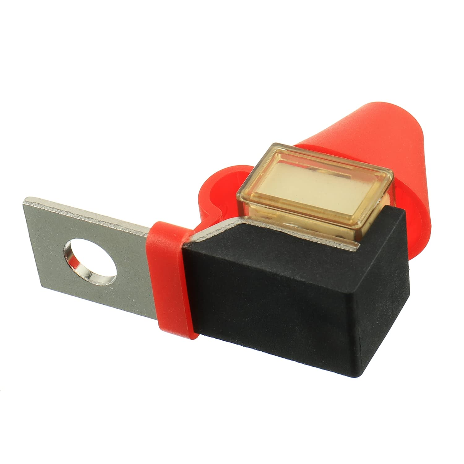 HUAREW MRBF Terminal Fuse Block Kit (Fuse Included), 40A 58V DC Maximum, Single Stud 5/16" (M8) Compact Marine Rated Battery Fuse,Ip66 Waterproof image number 1