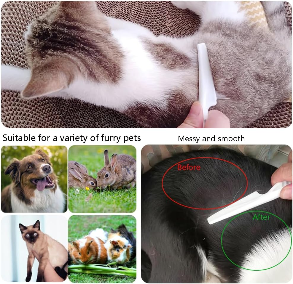 Multifunctional Pet Grooming Comb - Flea Removal, Tear Stain Remover for Dogs, Cats, Puppies, and Small Pets image number 3