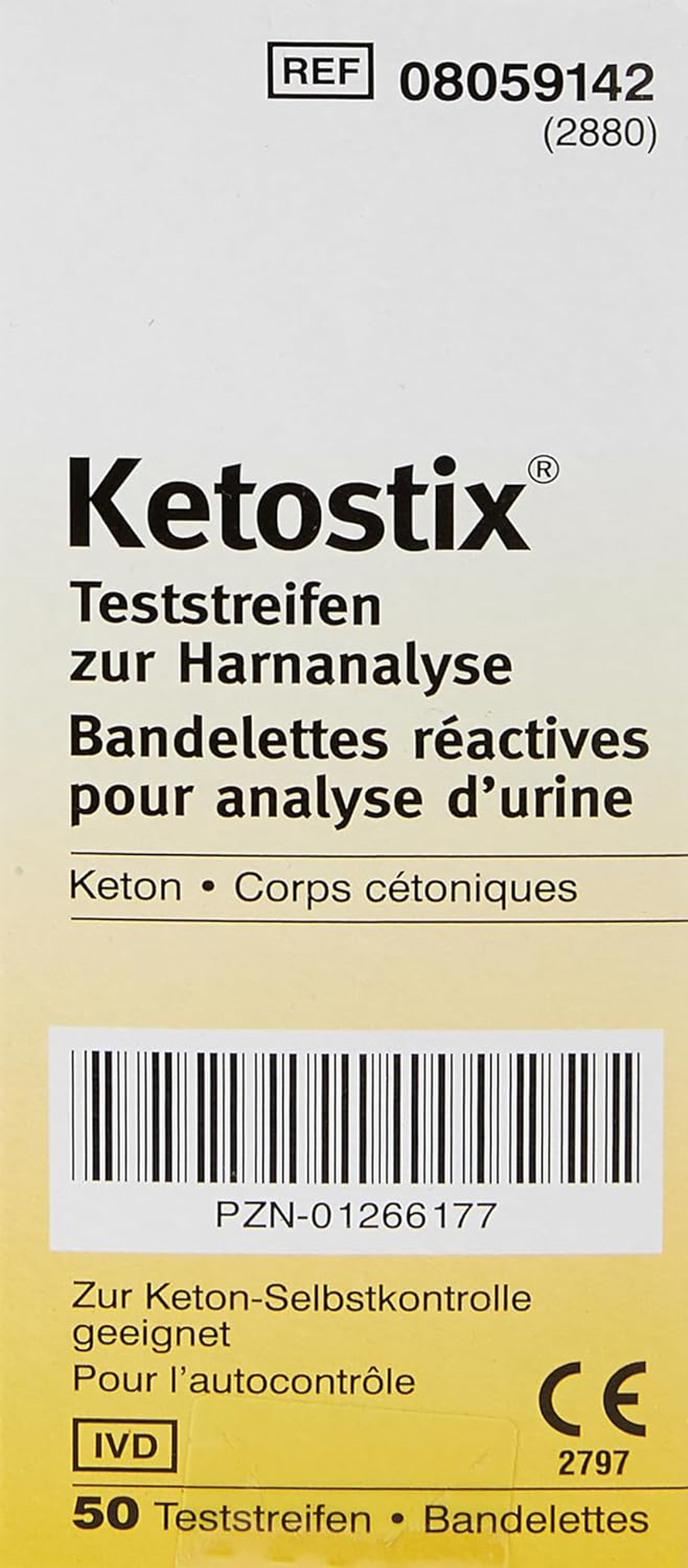 Ascensia Ketostix Reagent Strips (Ketone) image number 1