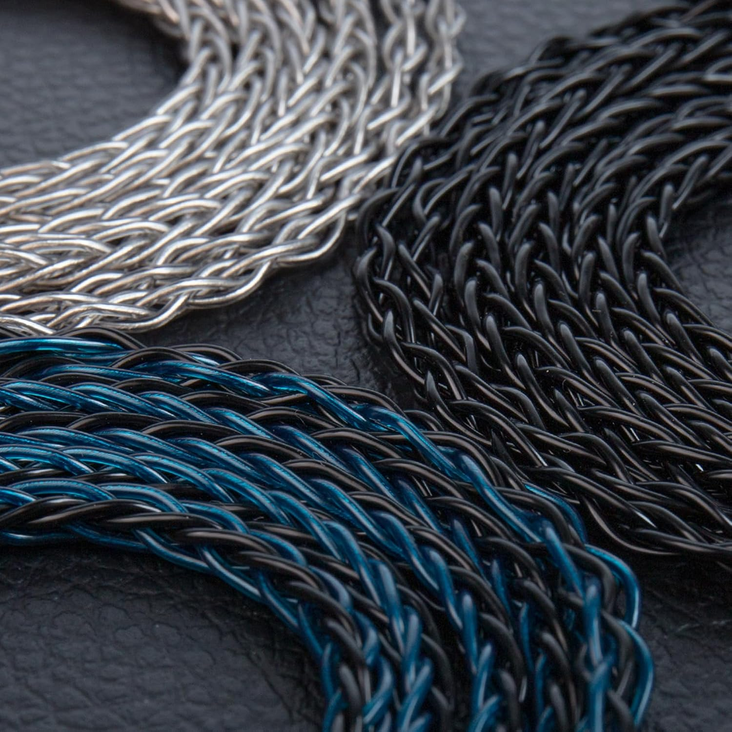 YINYOO 2 Meter Length IEM Cable, 2 Pin in Ear Monitor Cable, KBEAR ST12 plus Replacement IEM Extension Cable for Kz Zs10 Pro, Zsn Pro X, Castor, Edx Pro, Zs12 Pro X (Cpins-3.5Mm Plug, Black Blue)