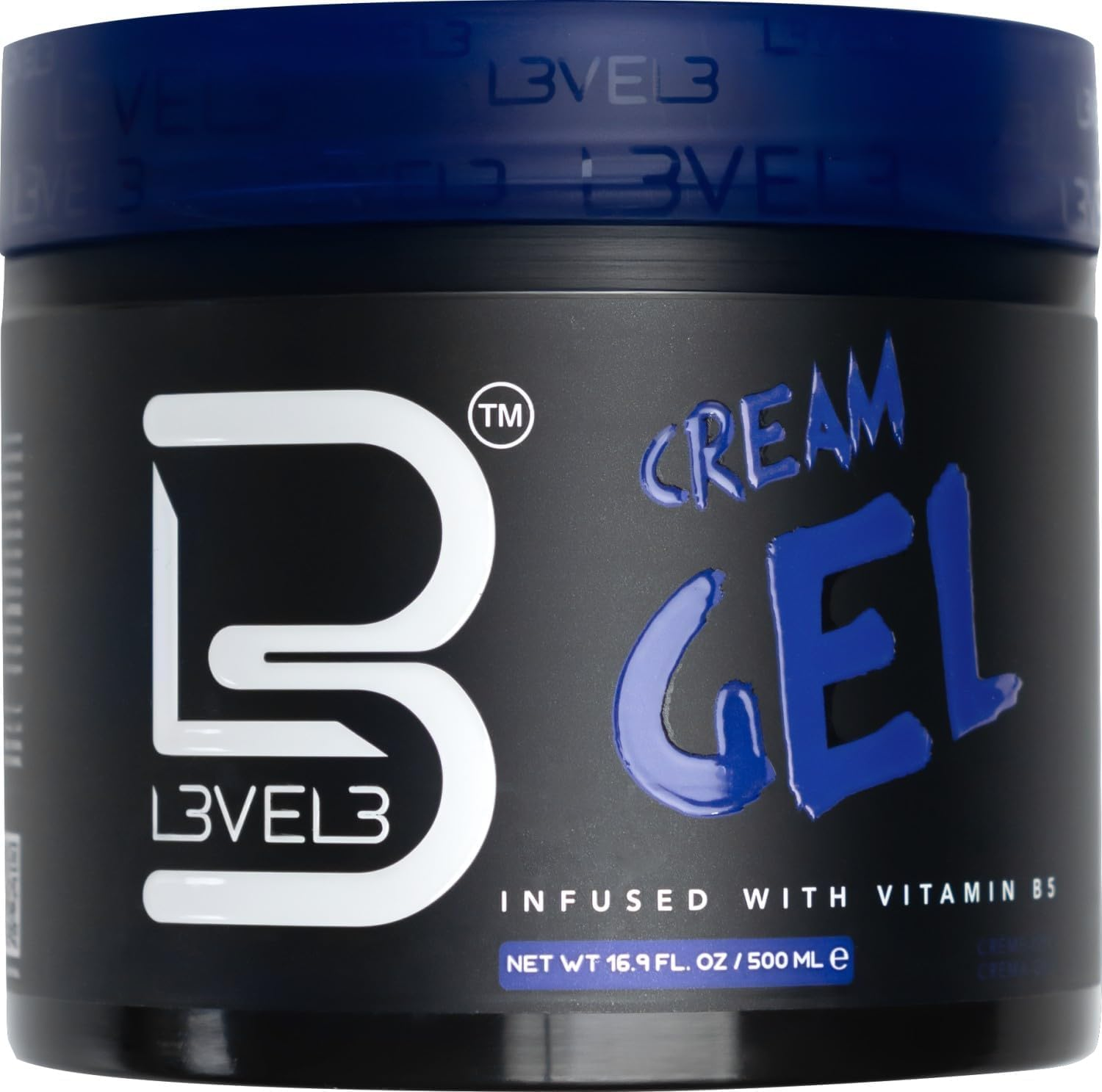 L3VEL3 Cream Hair Gel - Delivers Medium Hold and Volume - Provides Long Lasting Shine - Flake Free Formula - Enriched with Vitamin B - Adds a Refreshing Fragrance - Rinses Out Easily - 16.9 Oz image number 3
