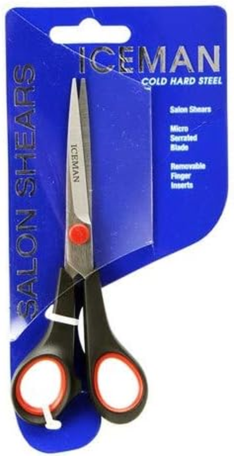 Iceman Salon Shears 5" Black Scissors - 170808