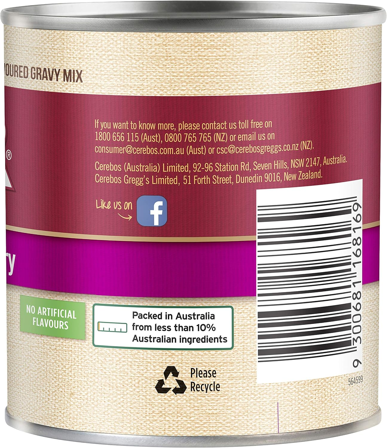 Gravoxlamb and Rosemary Gravy Mix Tin for Gravy and Liquid Stock Instant Gravy Powder 120G image number 1