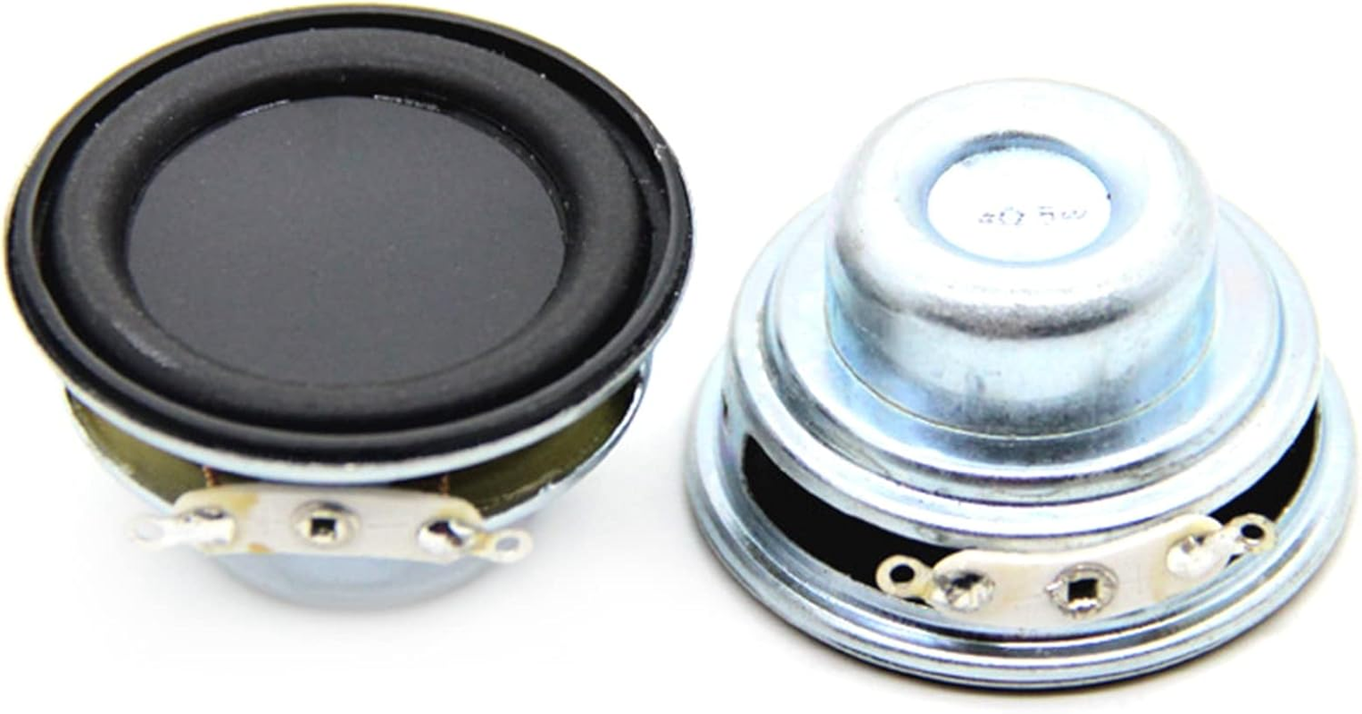 Bjworeye 2Pcs Audio Speaker 4&Omega; 5W 40Mm 1.5 Inch Full Range Multimedia Speaker Loudspeaker DIY Sound Mini Speaker for Home Theater image number 1