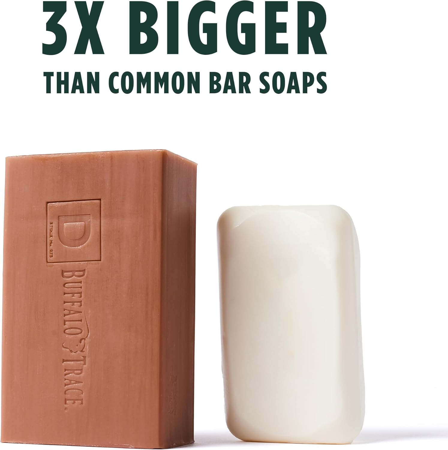 Duke Cannon Supply Co. Big Brick of Soap Bar for Men Big American Bourbon (Charred Oak Barrel Scent) - Extra Large, All Skin Types, 10 Oz (3 Pack) image number 6