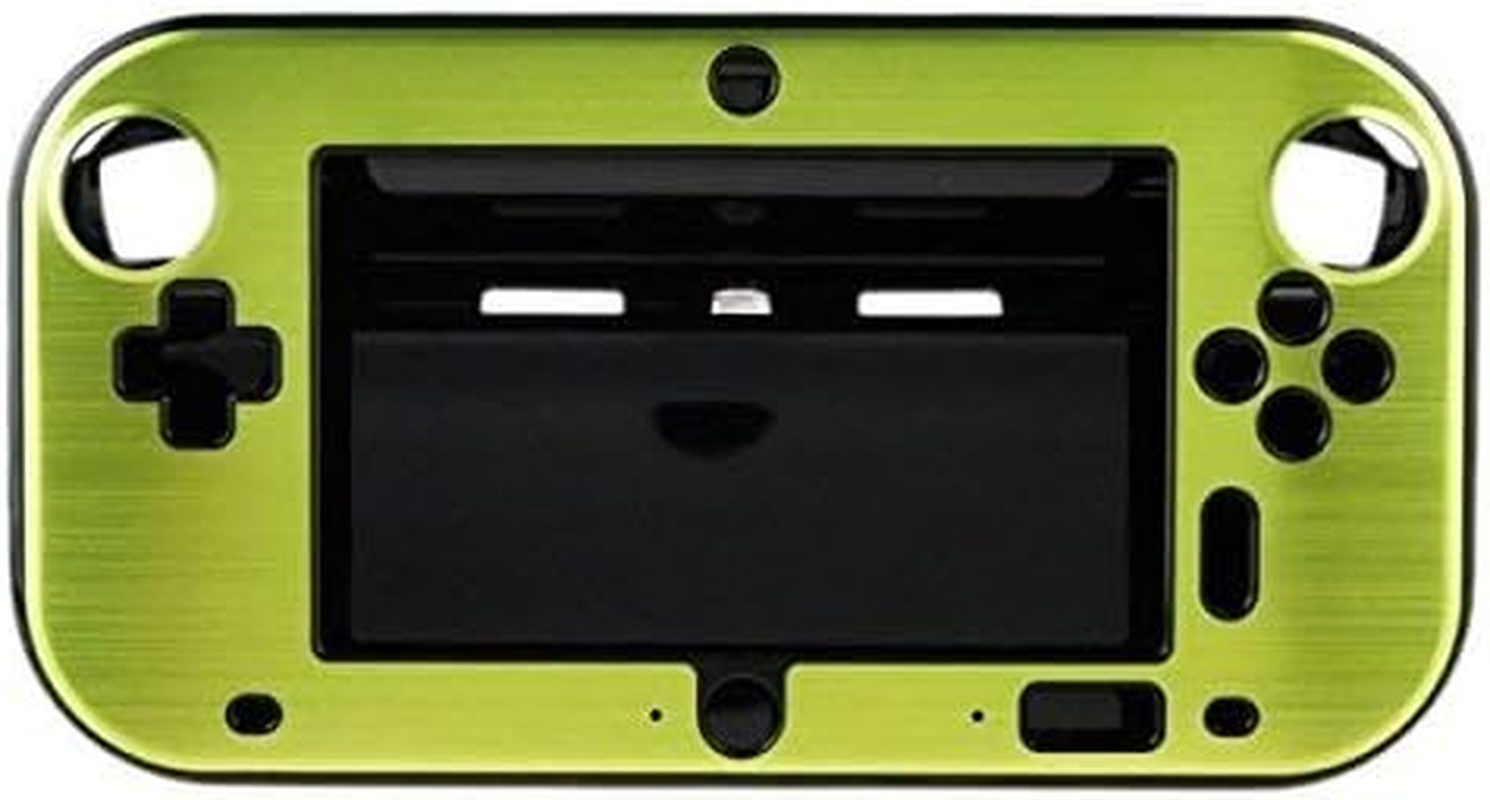 OSTENT Anti-Shock Hard Aluminum Metal Box Cover Case Shell for Nintendo Wii U Gamepad (Silver) - Gold image number 5