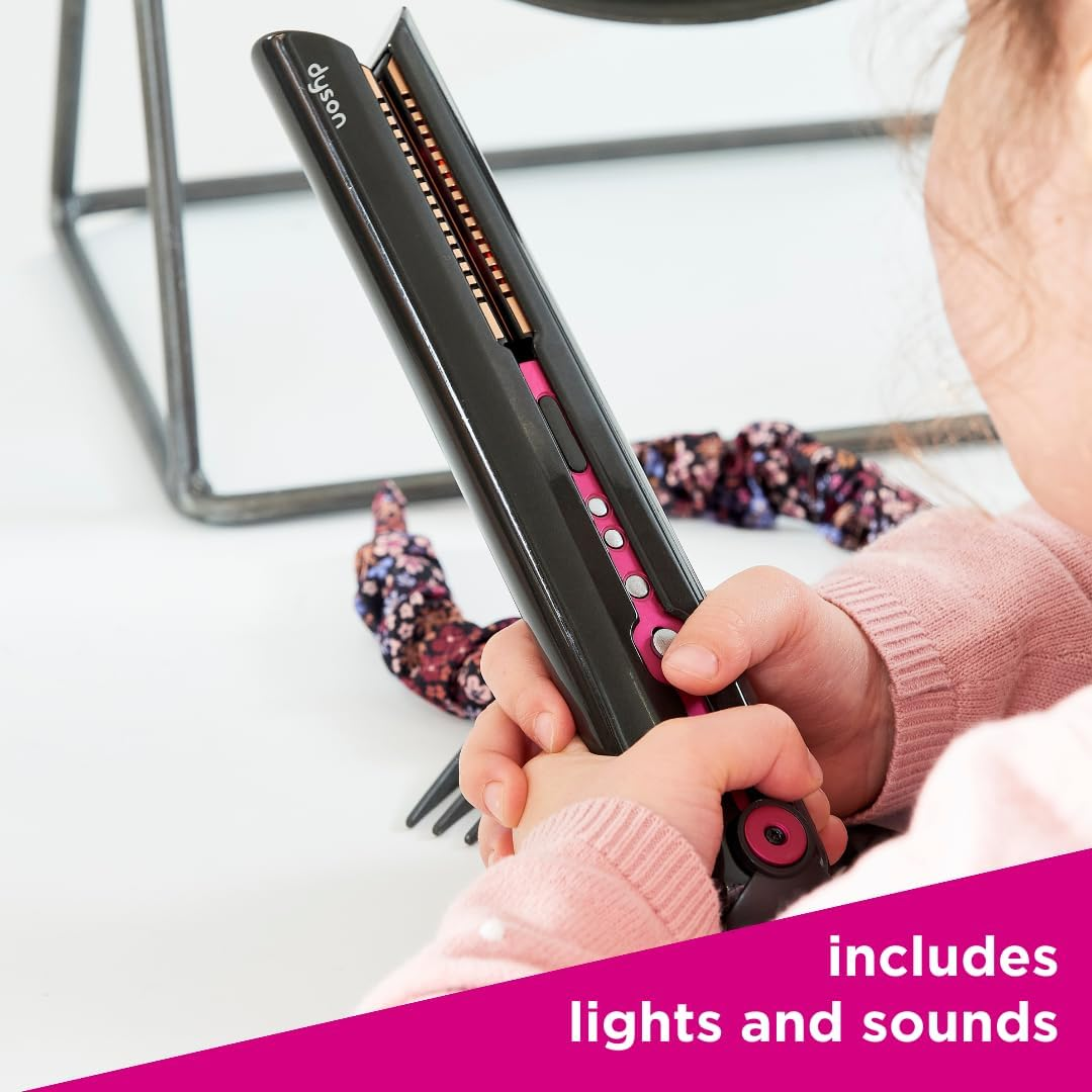 Casdon Dyson Supersonic & Corrale Deluxe Styling Set | Toy Hairdryer & Straighteners for Children Aged 3 Years & up | Stacked with Interactive Elements! image number 6
