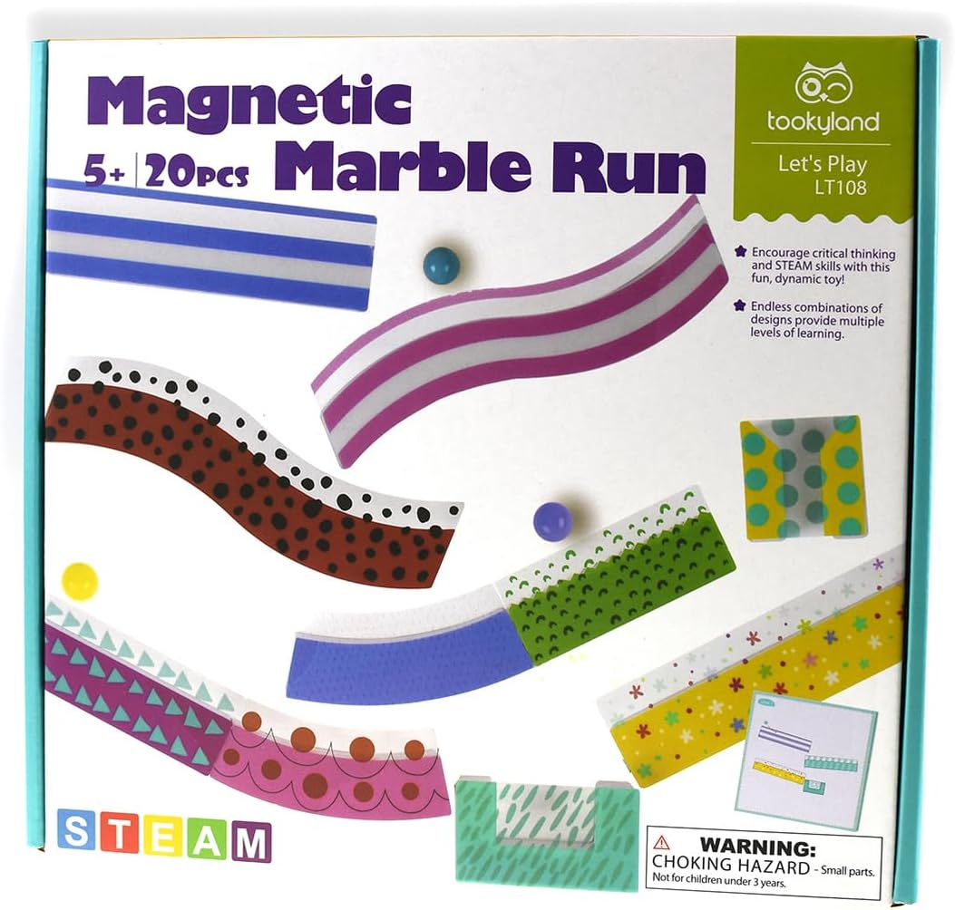 Tookyland Magnetic Marble Run Toy image number 2