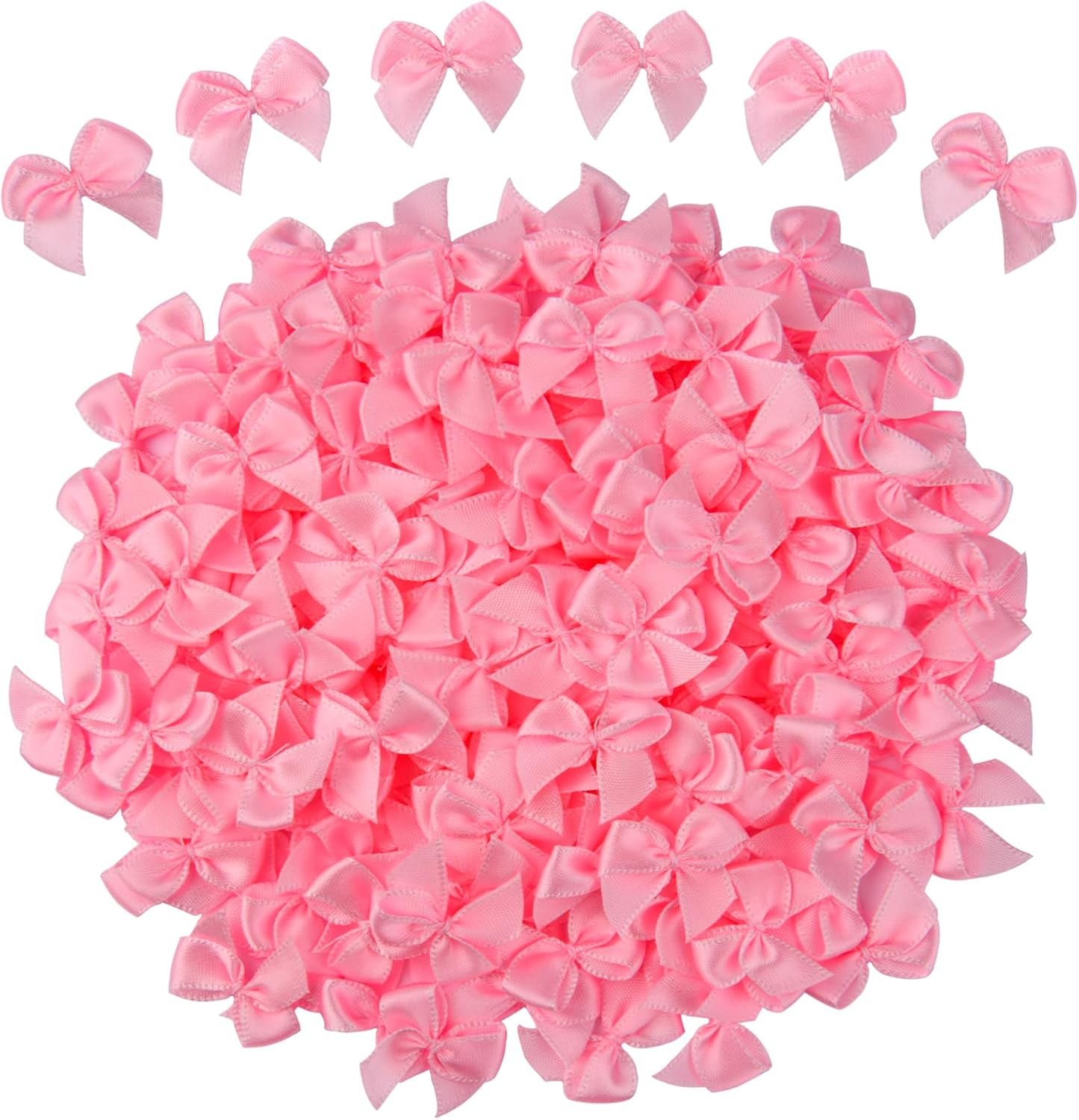 150Pcs Mini Bows Red and Green for Christmas Tree Decoration, Wrapping Crafts, and Home Decoration