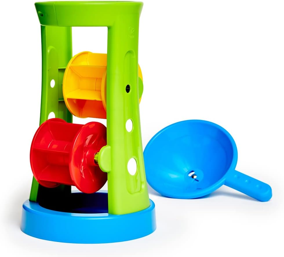 Hape Double Sand and Water Wheel, Beach Toy image number 5