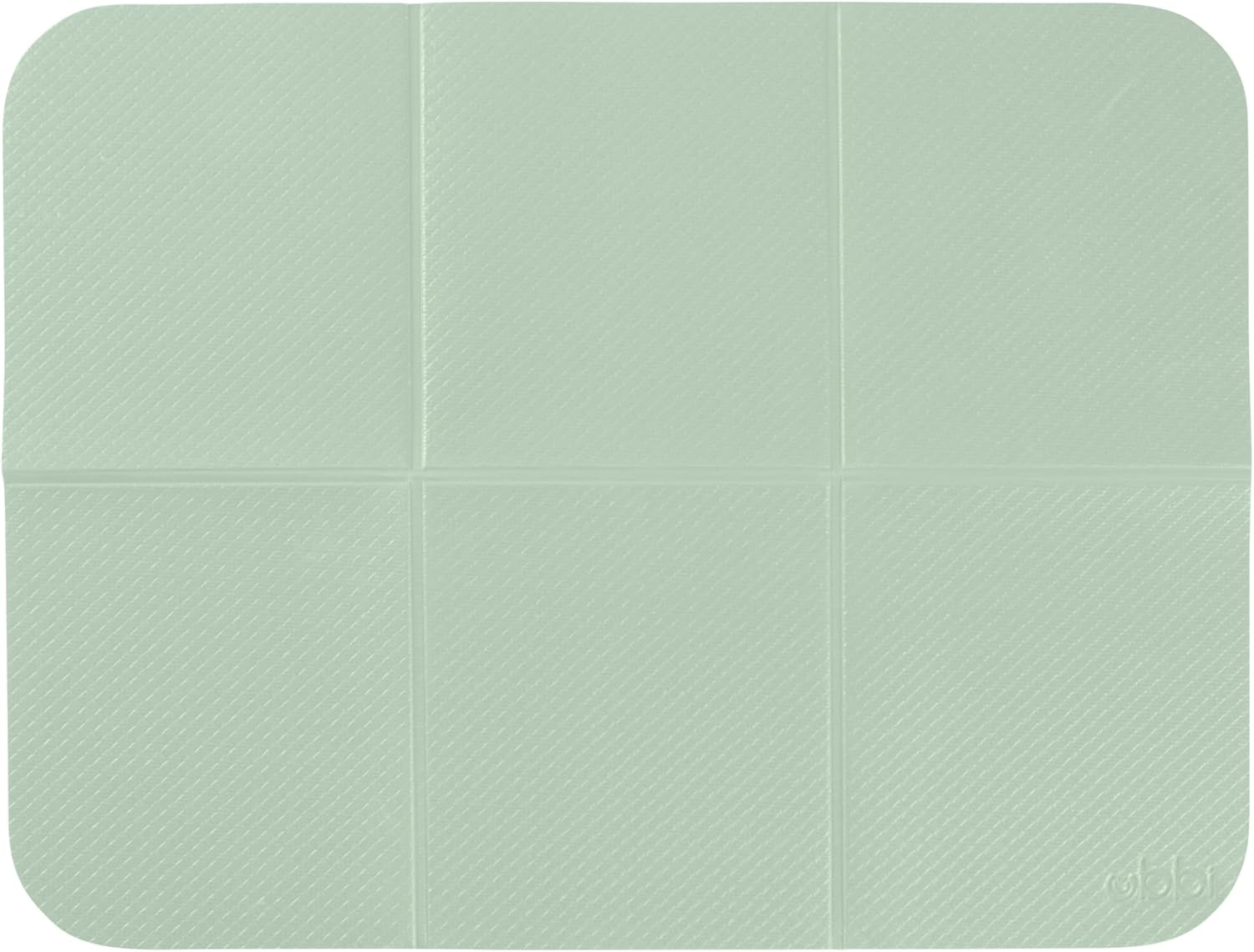 Ubbi On-The-Go Changing Baby Mat with Carrying Bag, Soft and Comfortable Diaper Bag Accessory Must Have for Newborns, Easy to Clean, Portable Changing Pad, Sage Green image number 1