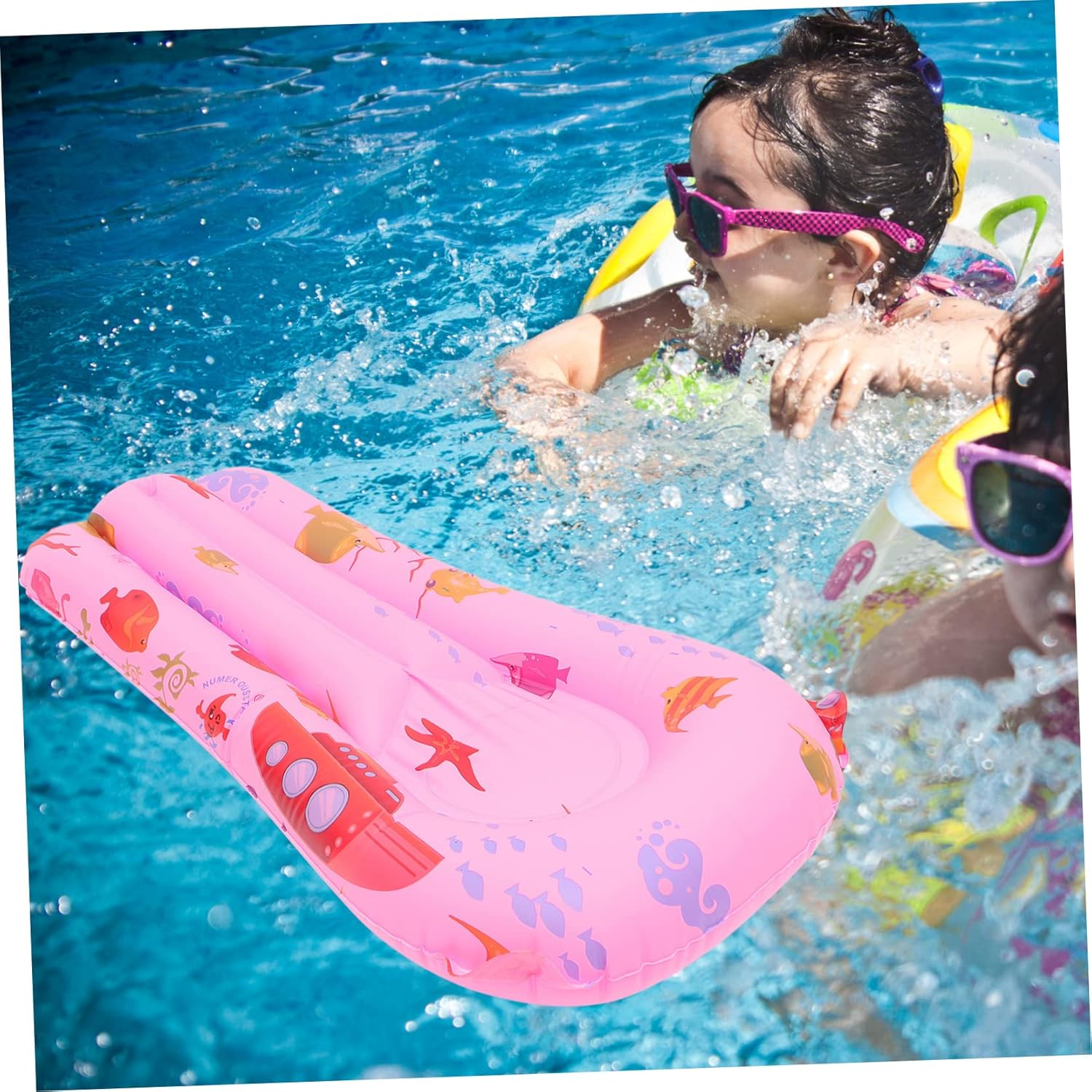 Inflatable Surfboard Swimming PVC Training Board for Kids Outdoor Pool Toy image number 1