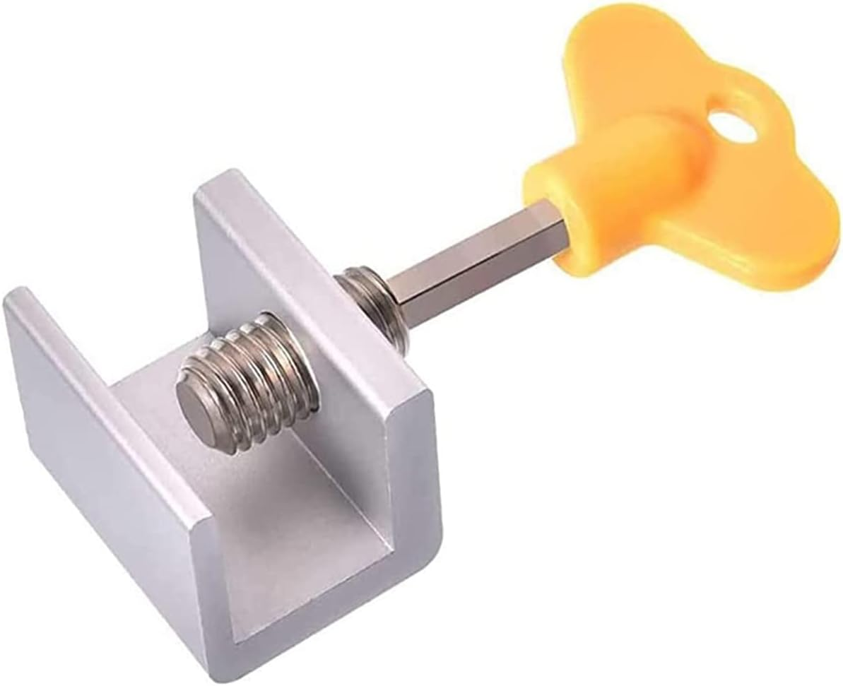 Sliding Window Locks Aluminum Alloy Door Frame Security Lock with Keys Protection Home and Office Anti-Theft (Small) image number 3