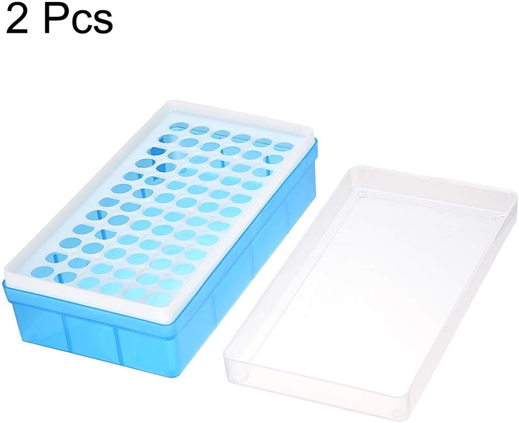 XYWHPGV 2 Pcs Tube Rack Polypropylene 72-Well Blue for 1.5Ml, 2Ml(1Bbda 37250 4B472 89F5C 7C16B E3F03 image number 2