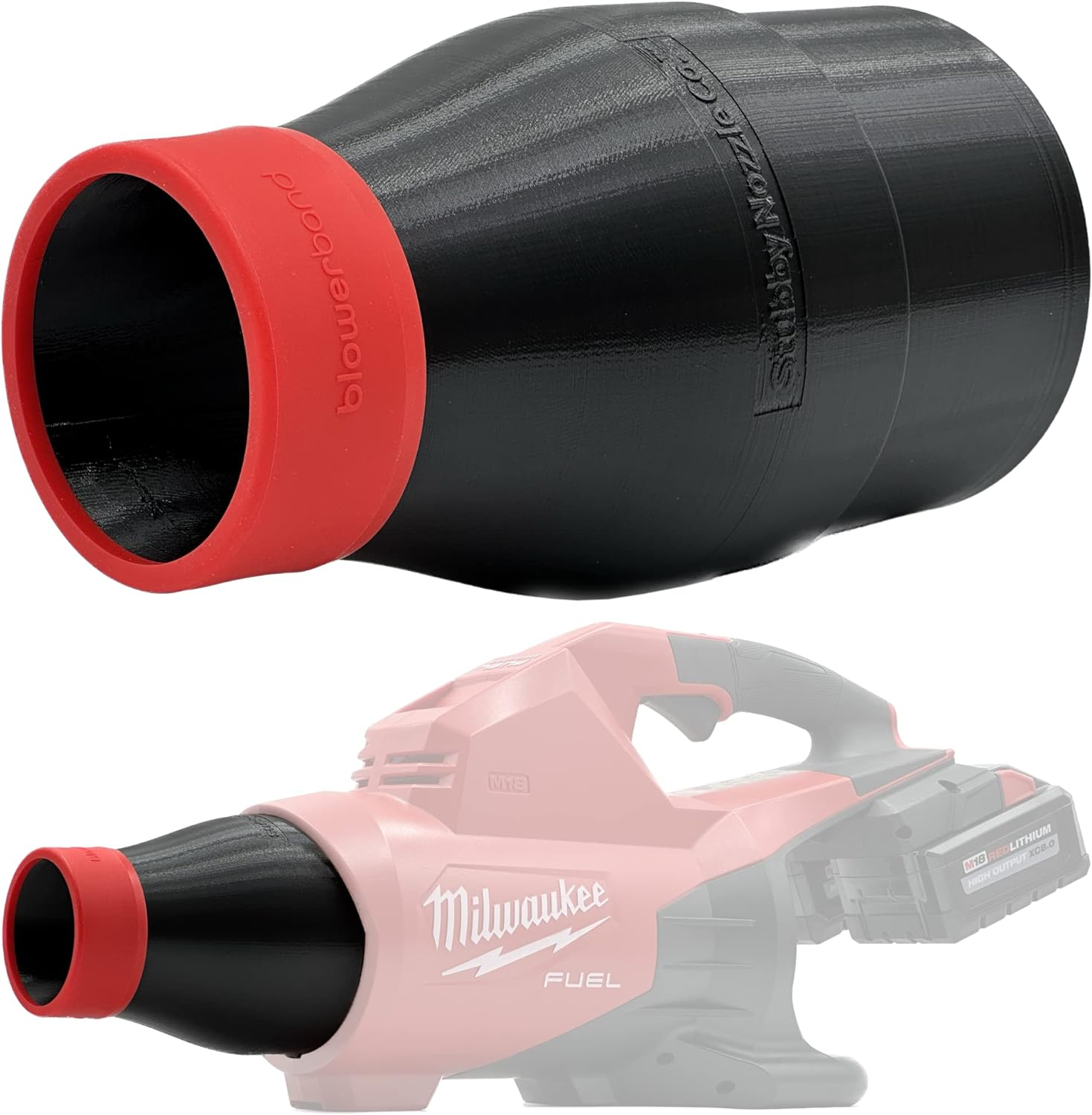 Stubby Car Drying Nozzle for Milwaukee M18 Fuel Leaf Blowers - Dual Battery (2824-20) image number 5
