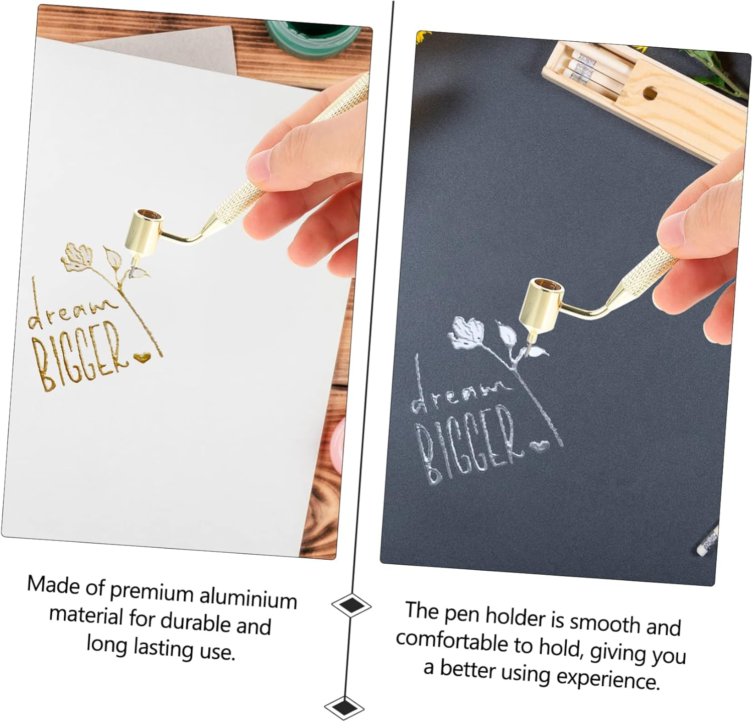 LALAFINA Fluid Writer Pen Fine Line Paint-Mending Pen for DIY Crafts and Detailed Painting image number 4