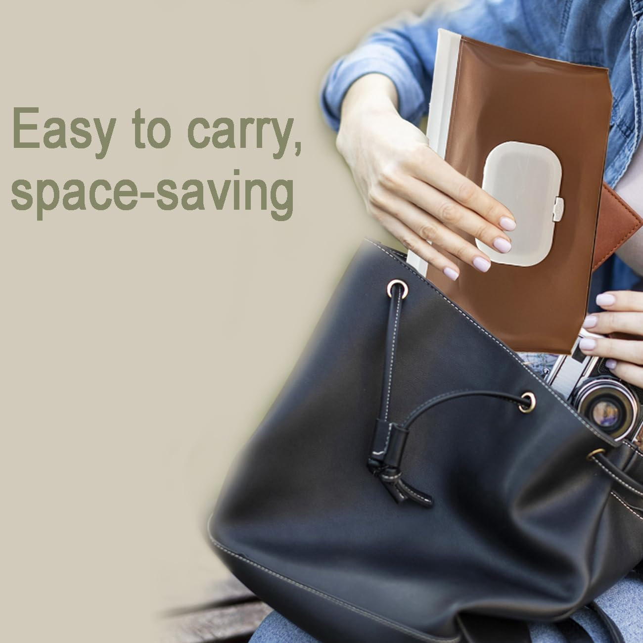 3Pcs Wet Wipe Pouch Wipe Dispenser, Travel Wipes Case Refillable Wet Wipe Bag Travel Wipes Dispenser Wipe Pouches,Portable Refillable Wipe Holder Wipes Container Travel Wipes Case image number 6