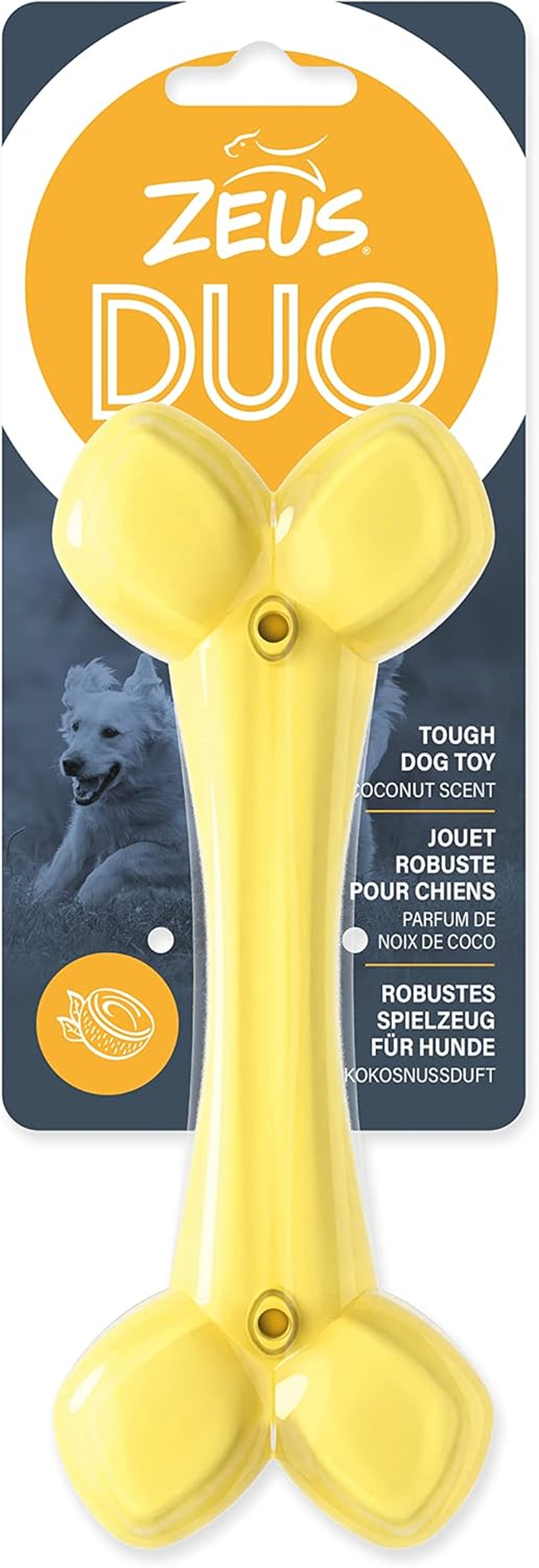 Zeus Duo Stick Strong Dog Chew Toy for Active Chewers, Long Lasting Chicken Scent, Turquoise (96271) - Light Green image number 3