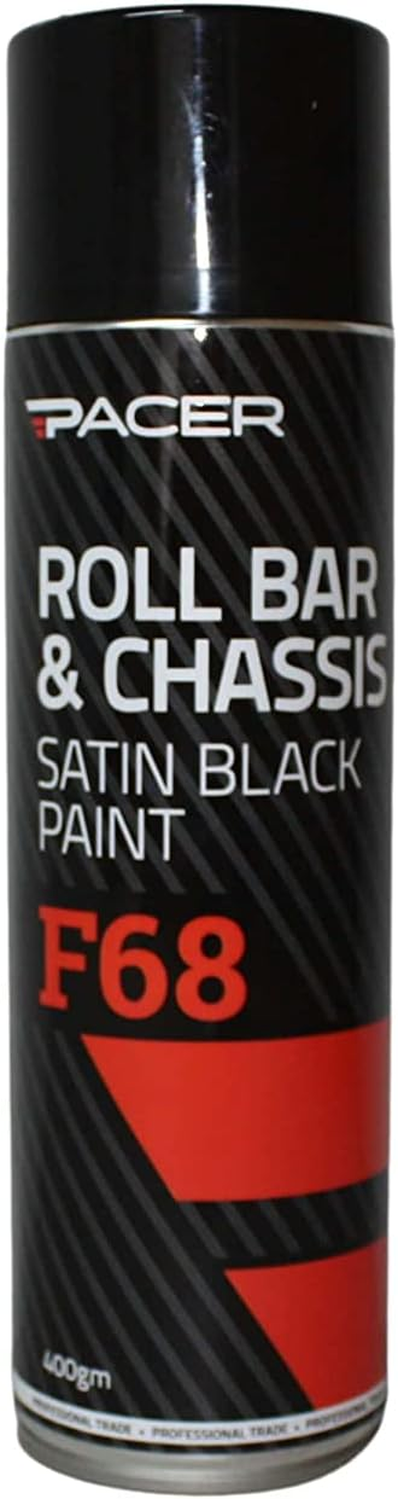 Pacer F68 Roll Bar and Chassis Paint, Satin Black, 400 G image number 1