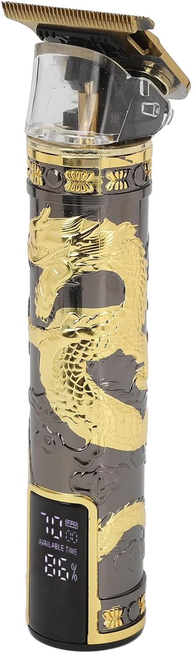 Professional Electric Hair Clipper LED Display USB Cutting Trimmer with 6 Guide Combs Suitable for Various Hairstyles image number 4