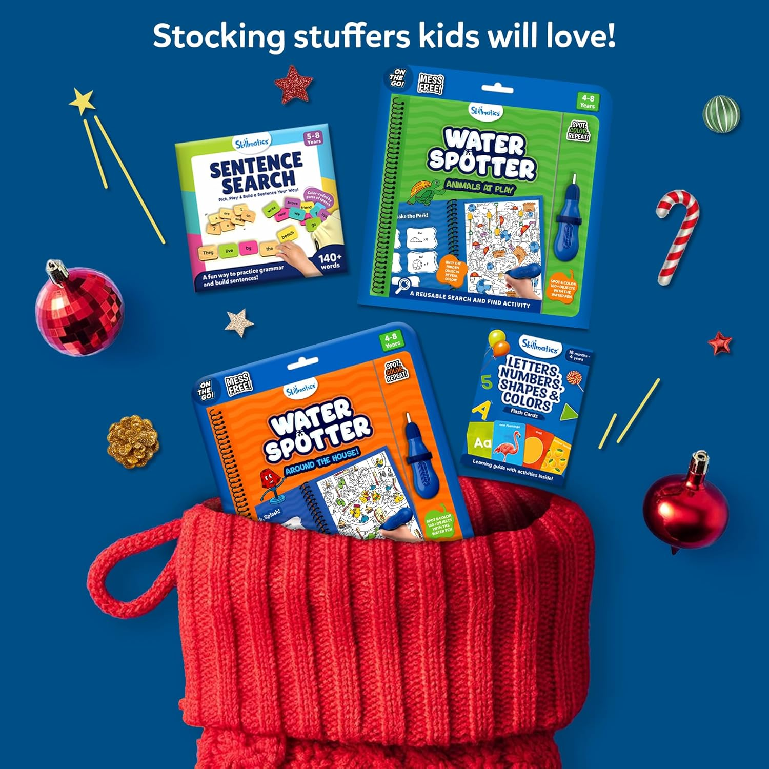 Skillmatics Reusable Search & Find Book - Water Spotter, Mess-Free, Fun Learning Activity, Animals, Travel Toy, Gifts for Boys & Girls Ages 4, 5, 6, 7, 8 image number 2