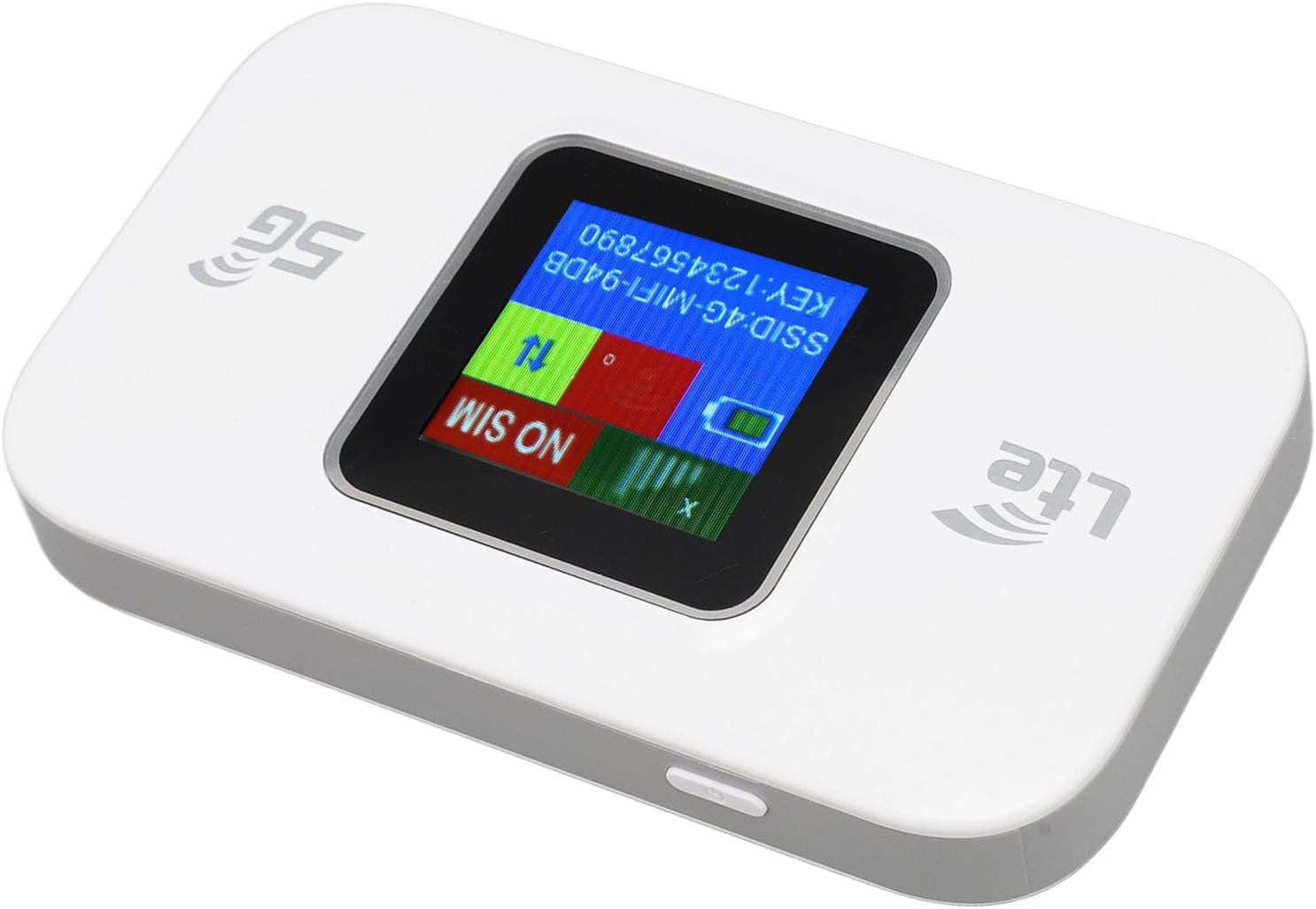 4G LTE Pocket Wifi,4G Router with Sim Card Slot,300Mbps High Speed,4G Mobile Wifi Router for Mobile Phone Laptop Tablet image number 2