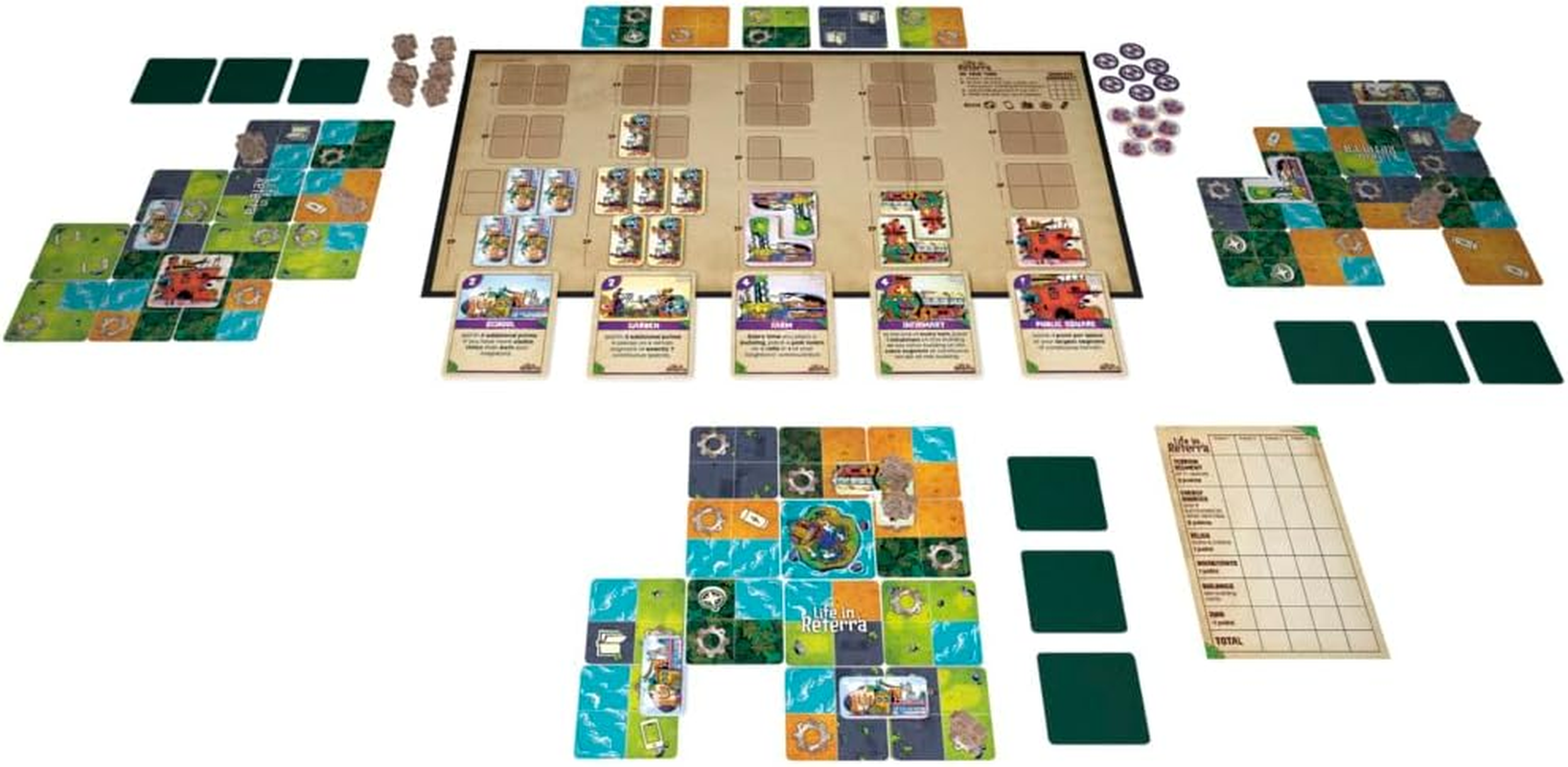 Life in Reterra Strategy Board Game | a Community (Re) Building Game | Ages 10+ | 2 to 4 Players | 35 Mins. Avg. | Games for Adults and Families | Game for Christmas Game Night image number 5