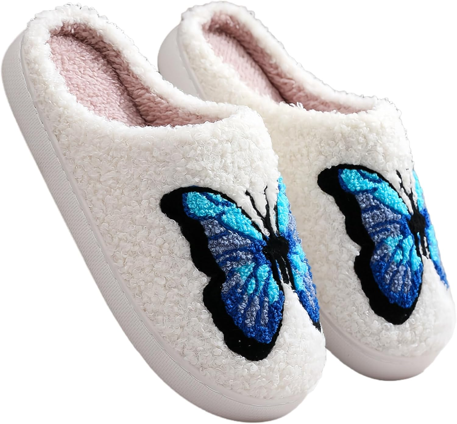 Cute Animal Slippers for Women and Men with Capybara or Chicken Embroidery Plush Memory Foam House Shoes with Soft Lining and Non Slip Sole for Indoor Use