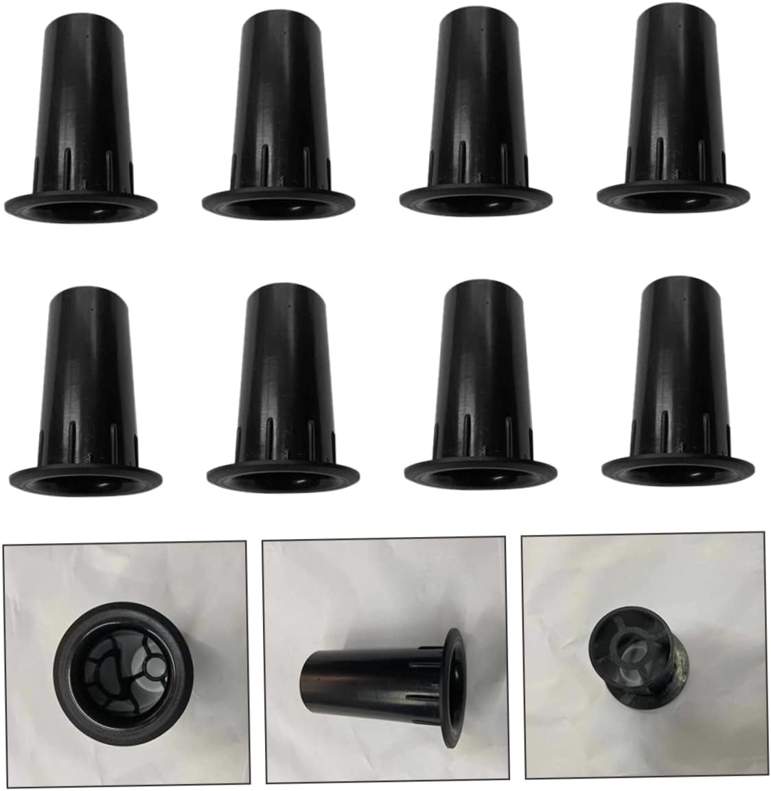 OKUMEYR 20Pcs Plastic Speaker Port Tubes Replacement Subwoofer Air Outlet Speaker Accessory for Audio Systems 41X80Mm Sturdy Supply Parts Suitable for Home and Professional Use