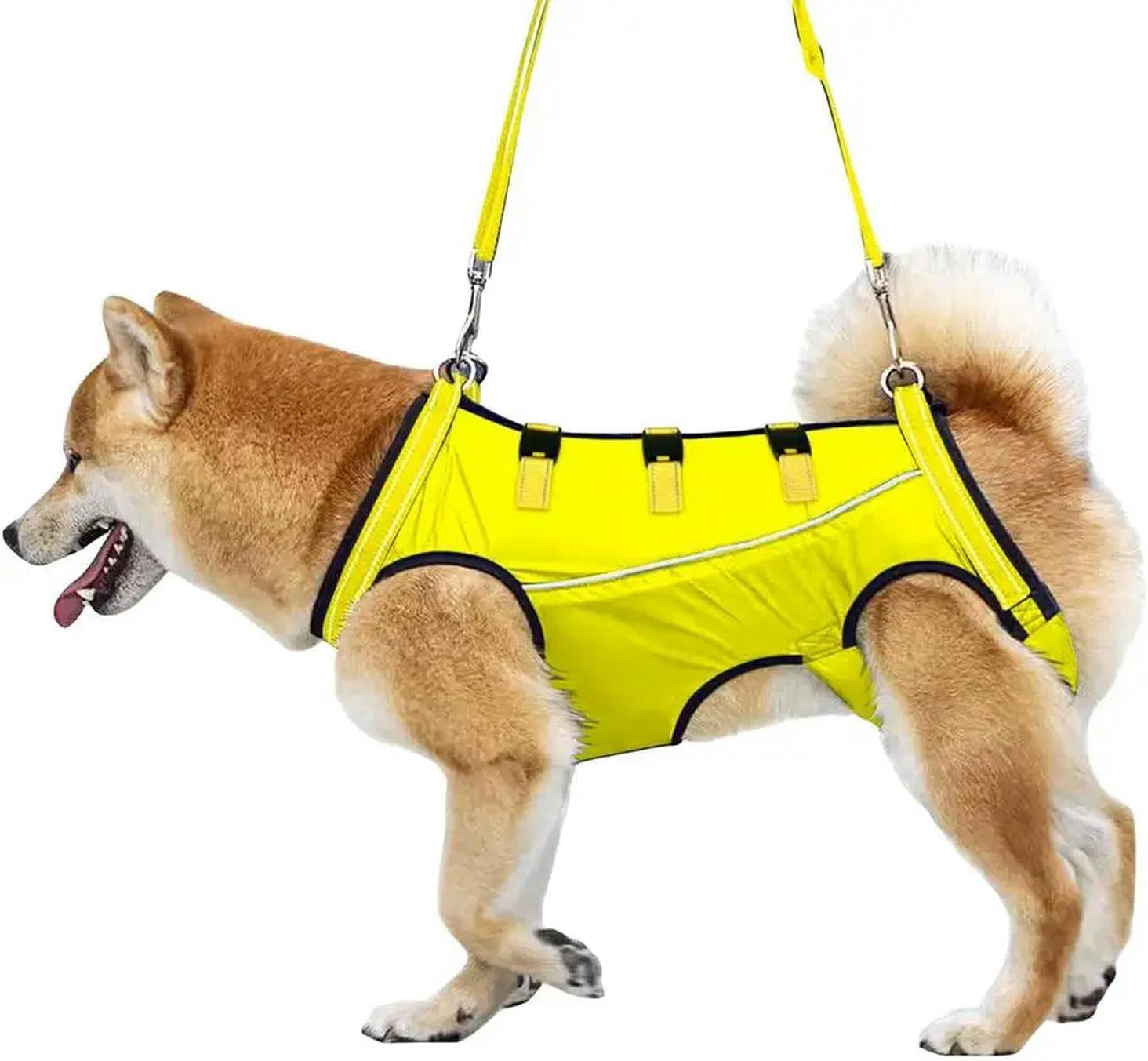 UOSIA Dog Lift Harness Dog Sling Carrier Injuries Dog Back Leg Support Sling Lightweight Adjustable Dog Auxiliary Belt Pet Walking Assist Sling for Elderly Dog