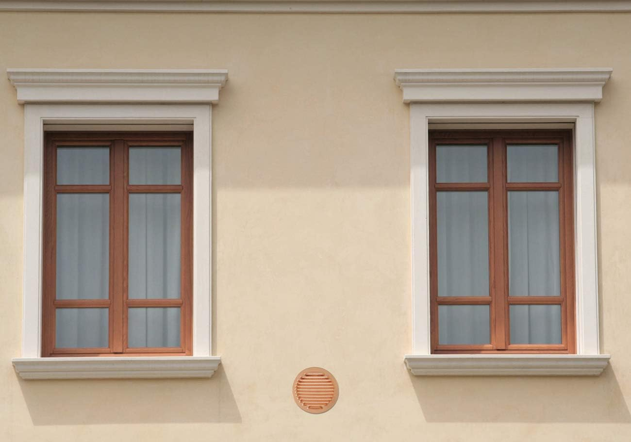 The Gtr125R-Y Ventilation Grill round Recessed, Copper, 150 Mm image number 1