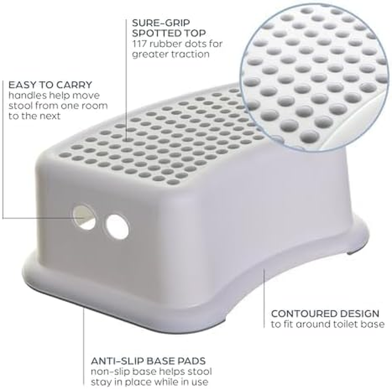 Dreambaby Step Stool for Kids - Non-Slip Base and Contoured Design for Toilet Potty Training and Sink Use image number 2
