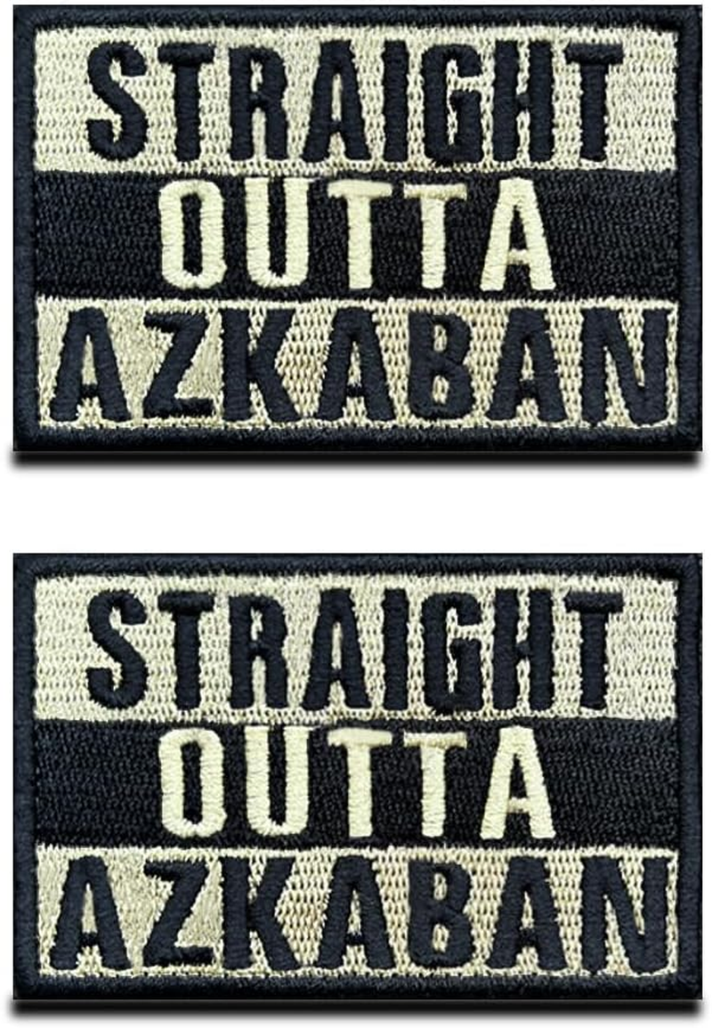 Pack of 2 Running Lies Funny Morale Embroidered Tactical Military Patches Badge Emblem Applique for Clothing Uniform Military Jackets Caps Backpacks Biker and More