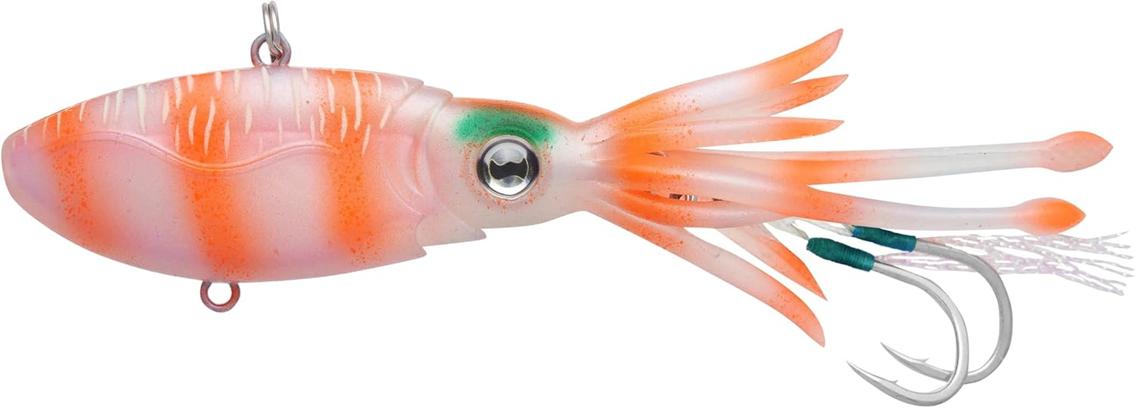 Nomad Design Squidtrex 130 Vibe 130Mm - 92G Lures - Soft Offshore Soft Vibe OTGR - Orange Tiger 130Mm - 92G image number 6