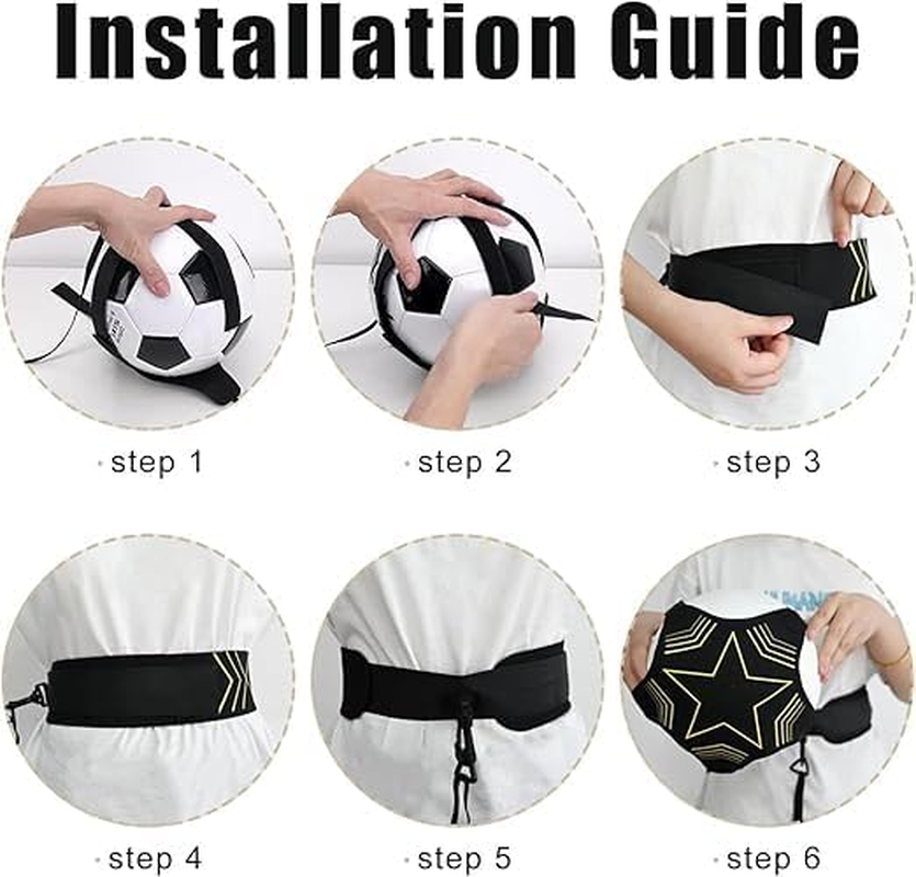 1Pcs Soccer Training Belt,Adjustable Soccer Trainer Belt，Soccer Kick Train Equipment image number 2