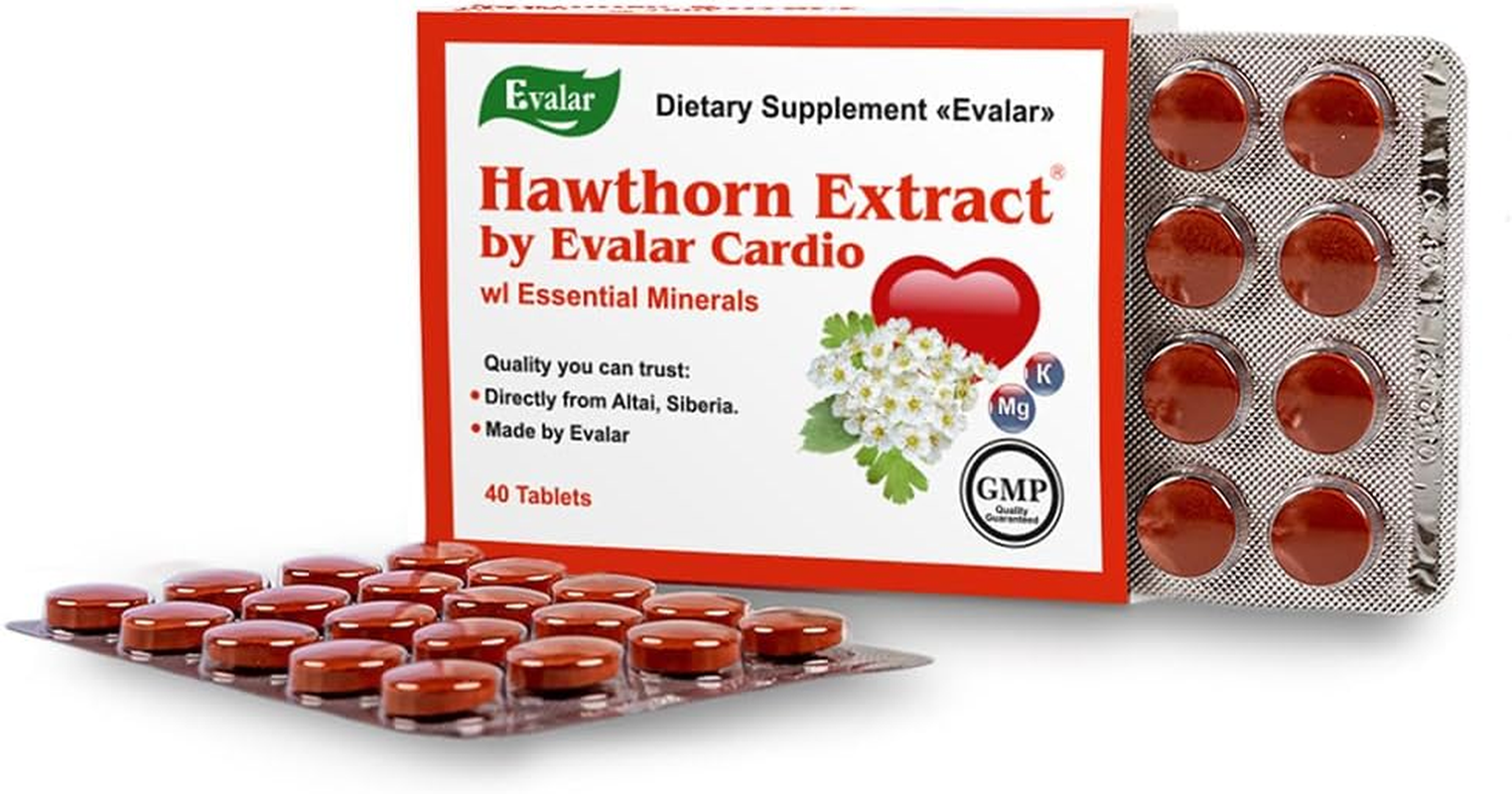 Evalar Cardioactive Hawthorn Supplement 40 Tablets| Эвалар Кардиоактив Боярышник 40 Таблеток image number 4