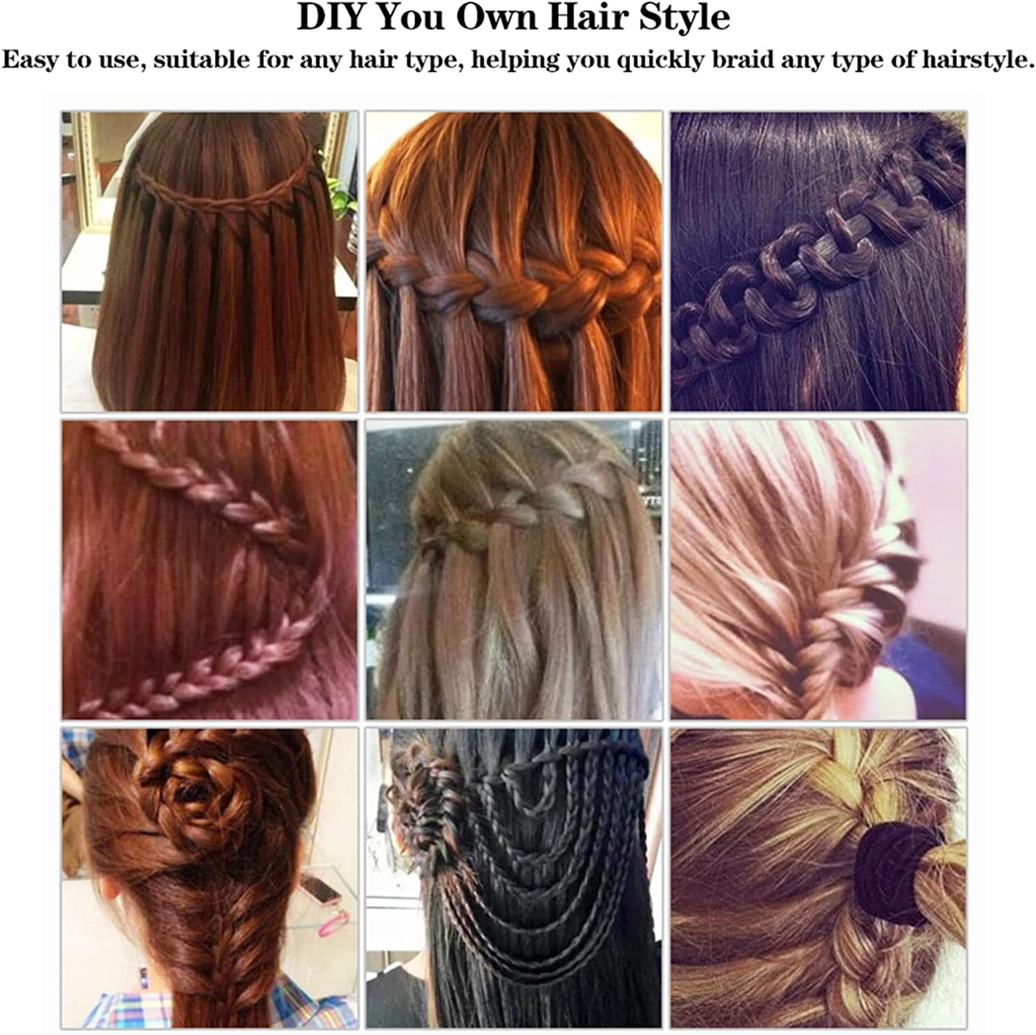 Electronic Qui Twist Hair Braiding Tool Automatic Hair Braider Machine Braid Maker DIY Magic Hair S Ling Tools image number 5