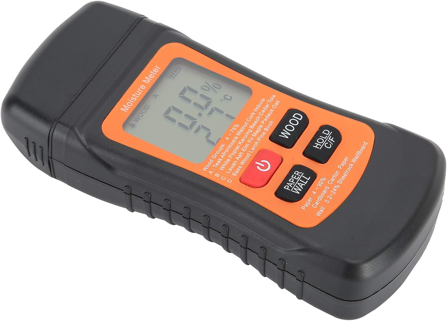 EVTSCAN Digital Wood Meter Humidity Tester Damp Detector for Woodworker image number 2