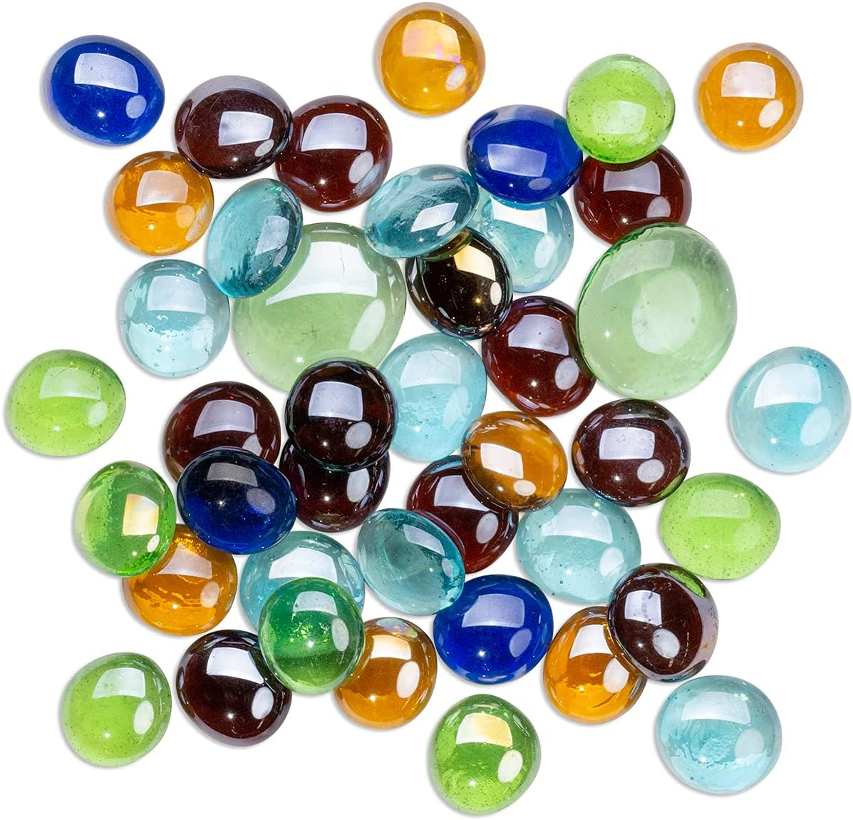 Mandala Art GGASS Glass Gems Mosaic Glass Gems 480G, Assorted