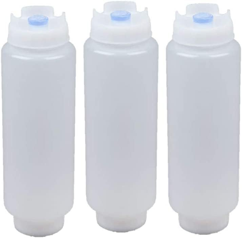 FIFO Squeeze Bottle Refillable 16 Oz Blue Tip (Blue)