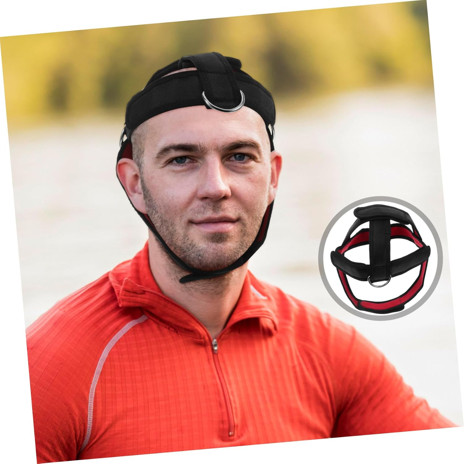 LAPYAPPE Adjustable Neck Exerciser Strap Head Harness for Neck Muscle Training and Weight Resistance in Sports and Physical Therapy image number 6