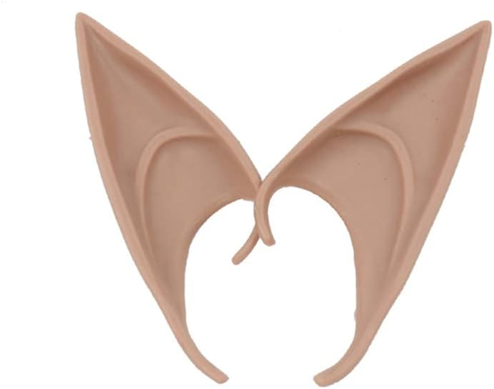 AIMALL Premium Elf Ears Costume Accessory - Authentic Rubber Elven Pixie Ears for Halloween, Cosplay, and Themed Parties - Fairy, Hobbit, and Demon Styles