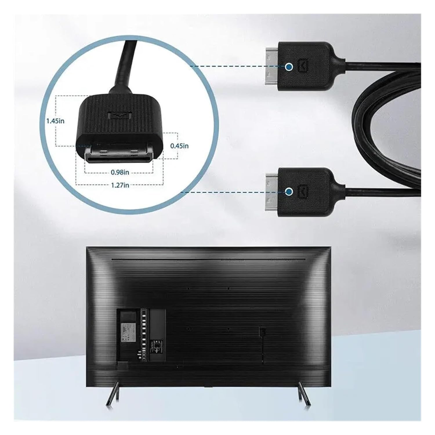 3M One Connect Cable BN39-02210A Fits UN49KS7000FXZX UN55KS9500FXZC UN60KS8000FXZC UN65KS9000FXZC UN75KS9000FXZA TV image number 3