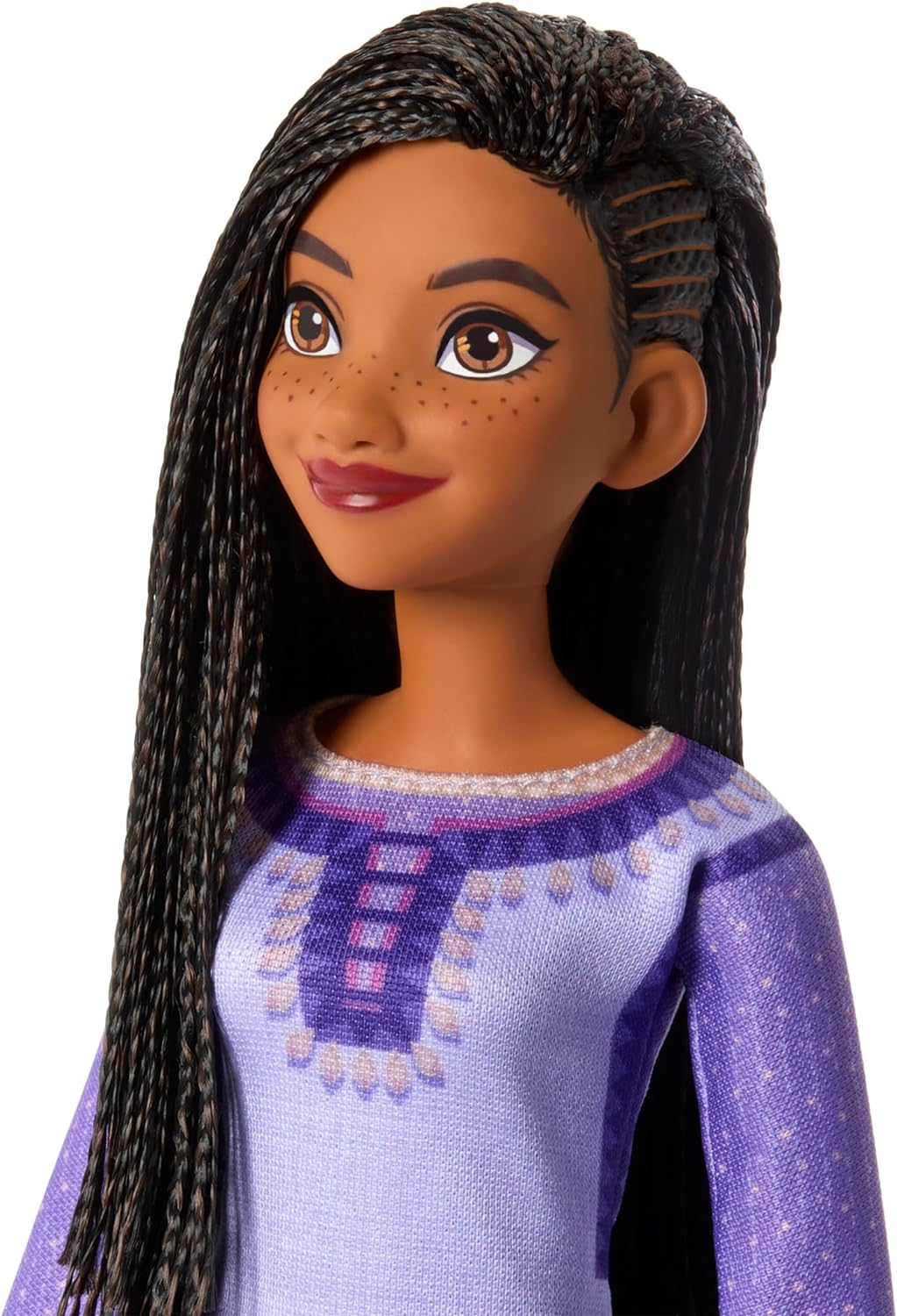 Mattel Disney'S Wish Asha of Rosas Posable Fashion Doll with Natural Hair, Including Removable Clothes, Shoes, and Accessories